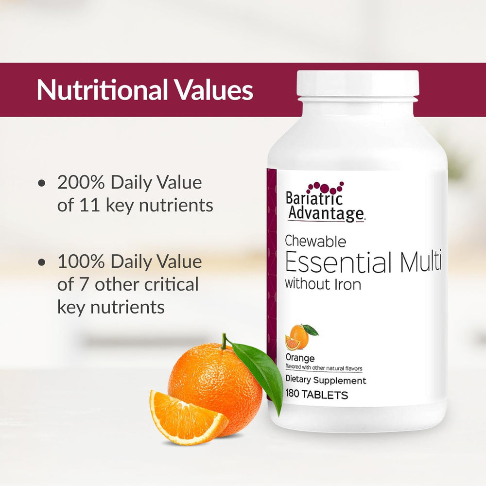 Orange flavored chewable vitamin tablets icon