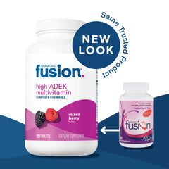 Bariatric Fusion nutrition facts panel and ingredients