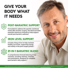 Made in USA seal on bariatric vitamin bottle