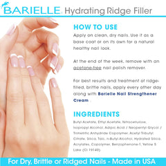Barielle Hydrating Ridge Filler applying on nails for even base