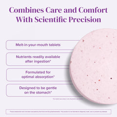 Illustration of fast-dissolving tablet for post-bariatric use