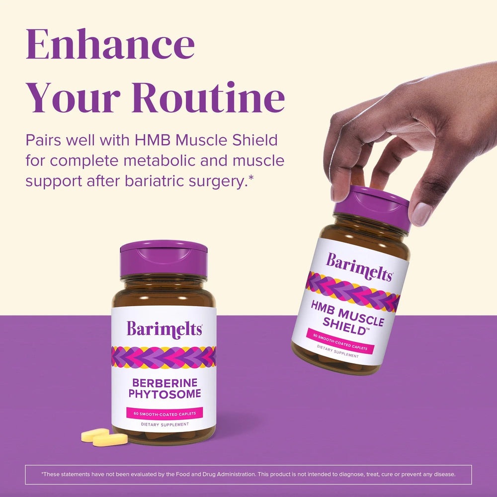 Bariatric-friendly capsule pills in bottle for easy swallowing