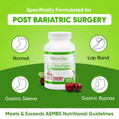 Packaging and label of BariSlim Advanced Bariatric Multivitamins