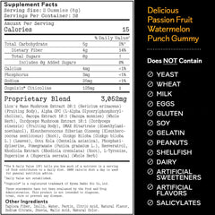 Flavor shot emphasizing Passion Fruit and Watermelon imagery