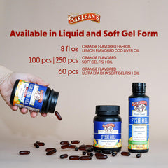 Made in the USA - Barlean's Cod Liver Oil Liquid