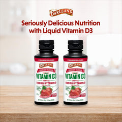 Usage guidance for Barlean's Vitamin D3 Liquid (daily serving)