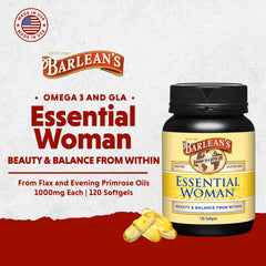 Ingredients: flaxseed oil, evening primrose oil, soy isoflavones
