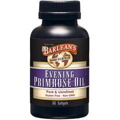 Barlean's Evening Primrose Oil Softgels bottle with 60 softgels