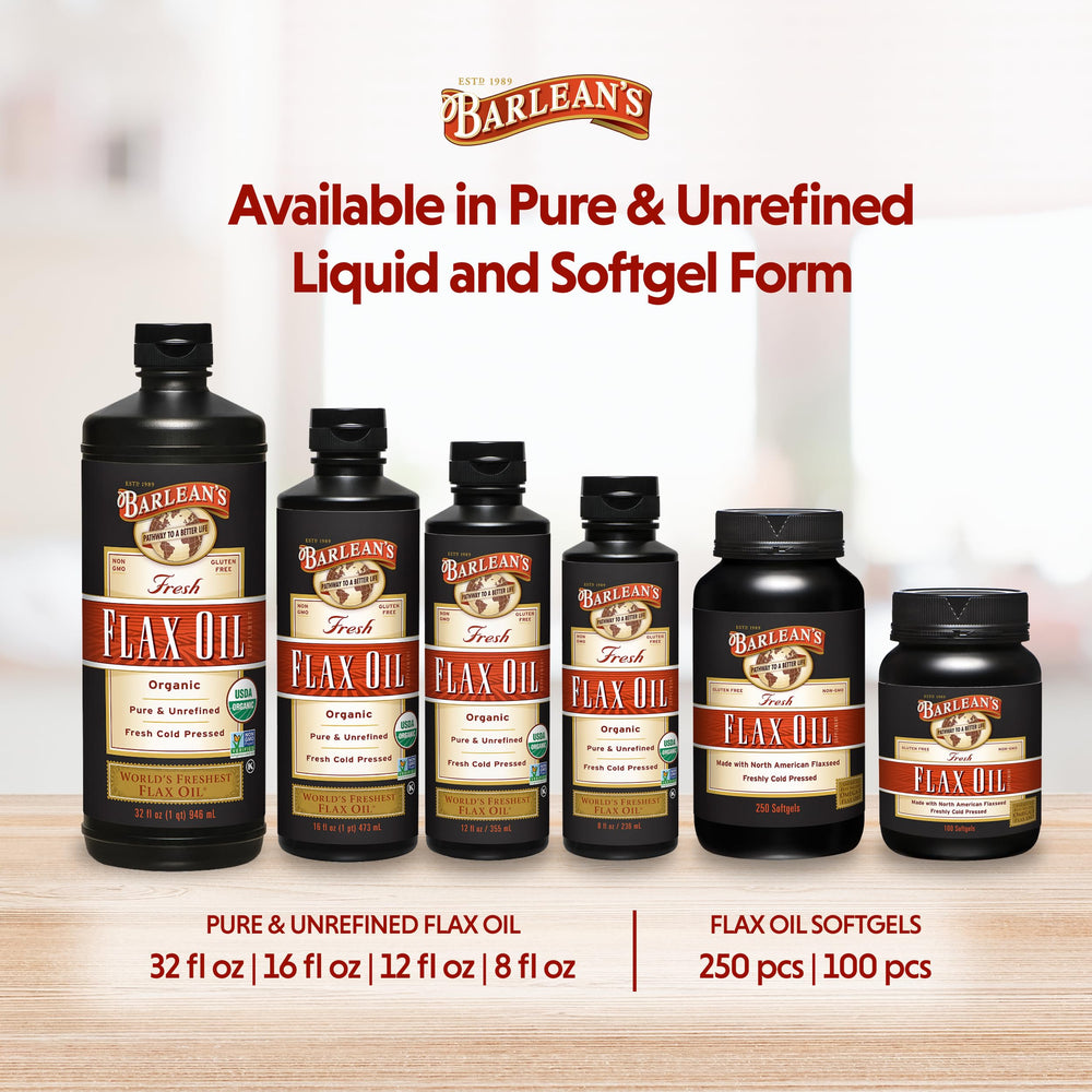 Non-GMO organic flax seeds