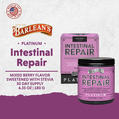 Gut health benefits graphic for Barlean's Intestinal Repair