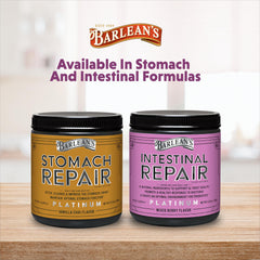Scoop dispensing Barlean's Intestinal Repair powder