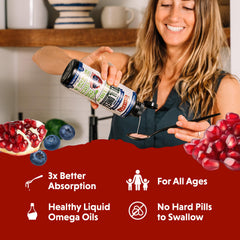 Oil being added to yogurt or smoothie