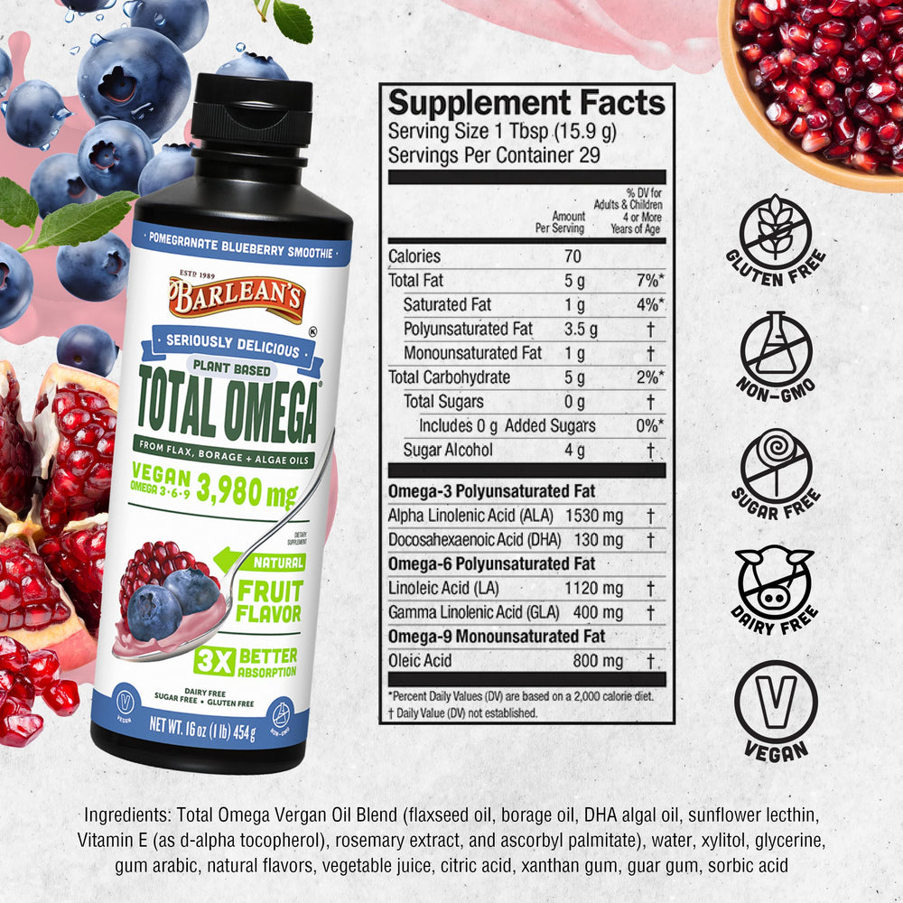 Oil bottle with a bowl of yogurt and berries