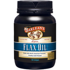 Barlean's Omega 3 6 9 Lignan Flaxseed Oil Softgels bottle