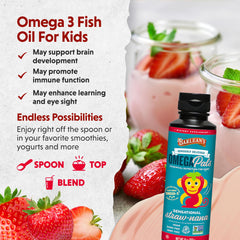 Dairy-free and gluten-free icons with flaxseed oil information