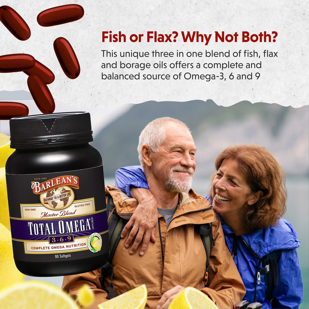 Blend of flaxseed oil, fish oil and borage oil illustration