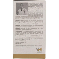 BARLEYGREEN measuring spoon dispensing powder for a simple daily routine.