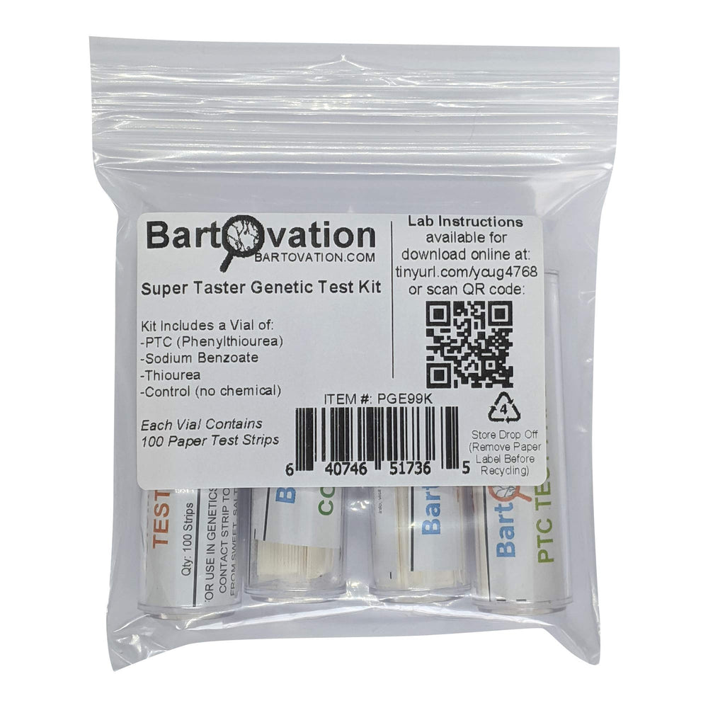 Bartovation genetics lab kit contents and packaging
