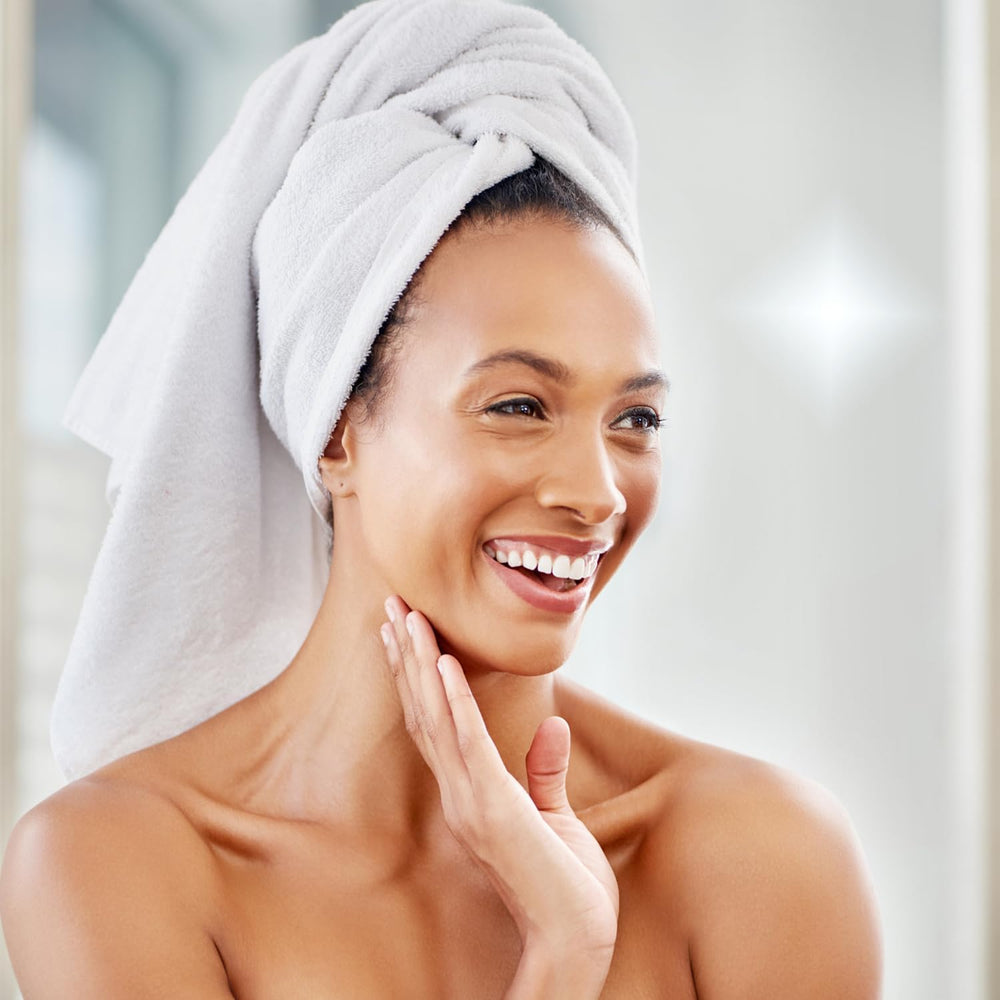 Basic Organics Vitamin E Ointment on skin and nails for moisture and nourishment.