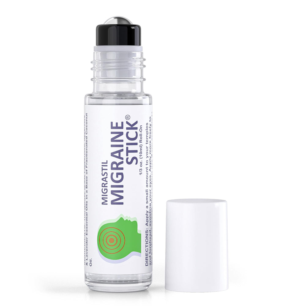 Basic Vigor Migrastil Migraine Stick bottle with rollerball