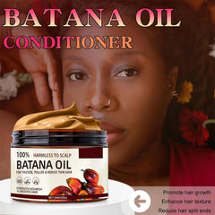 Batana Oil texture close-up highlighting rich consistency.