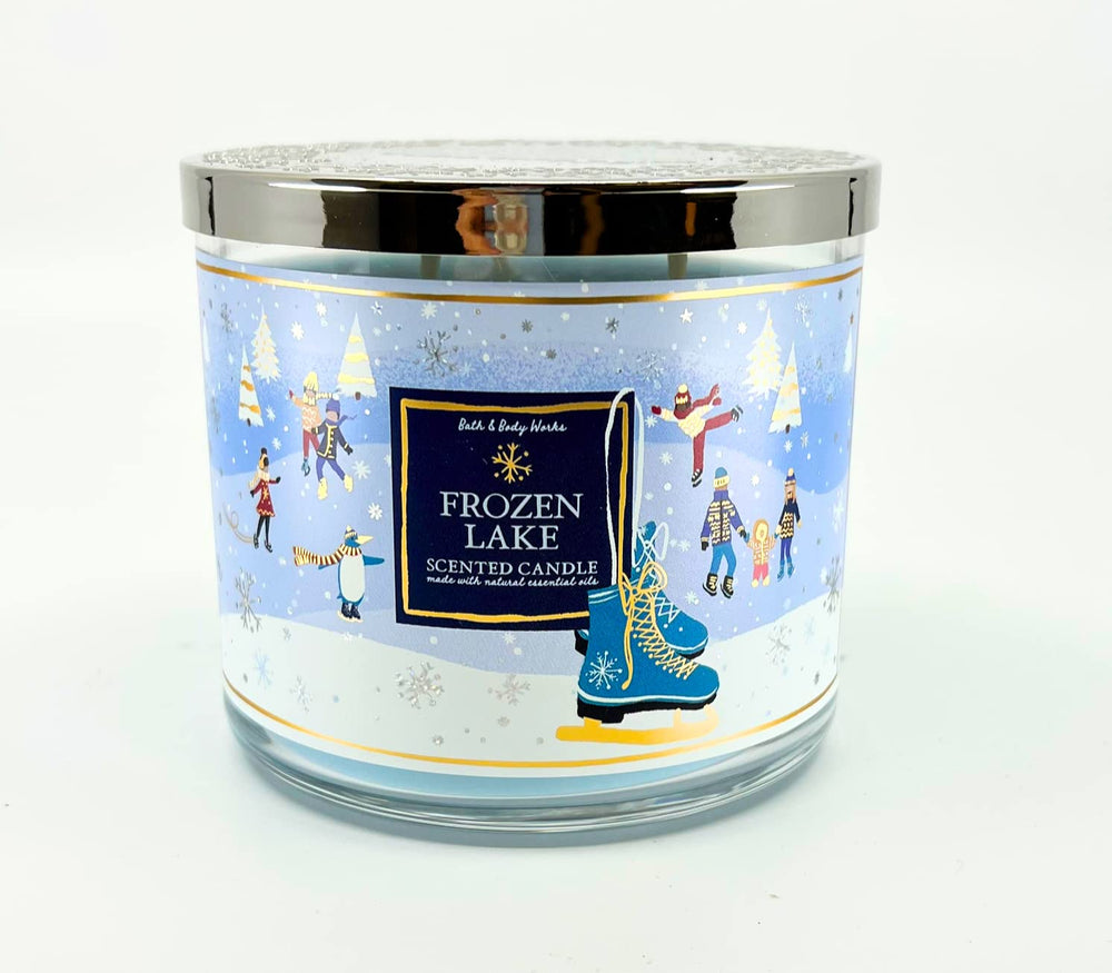 White Barn 3-Wick Candle Frozen Lake 14.5 oz jar