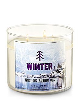 Bath and Body Works Winter Candle - 3-Wick 14.5 oz, Winter Wonderland fragrance