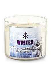 Bath and Body Works Winter Candle - 3-Wick 14.5 oz, Winter Wonderland fragrance