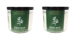 Bath and Body Works Aromatherapy Eucalyptus Spearmint 3-Wick Candle 14.5 oz – 2 Pack image 2