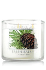 Bath & Body Works Slatkin & Co. Fresh Balsam 3-Wick Candle, 14.5 oz