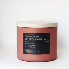 Bath & Body Works White Barn Cinnamon Spiced Vanilla 3-Wick Candle, 14.5 oz
