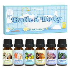 Vanilla & Coconut bath fragrance oil bottle