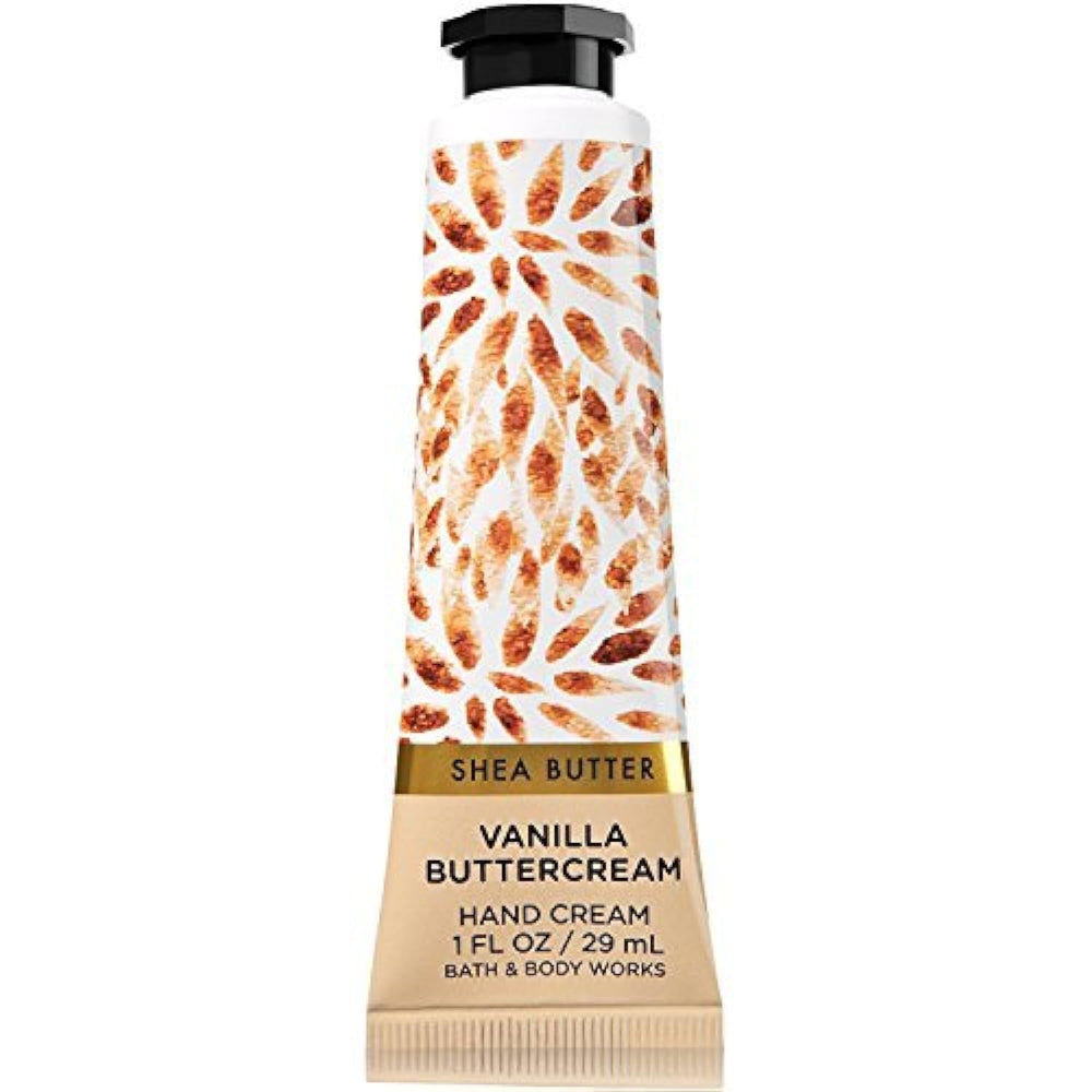 Bath & Body Works Shea Butter Hand Cream with vanilla buttercream; fast-absorbing moisture for daily use.