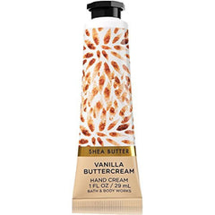 Bath & Body Works Shea Butter Hand Cream with vanilla buttercream; fast-absorbing moisture for daily use.