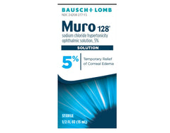 Muro 128 5% ophthalmic solution bottle with dropper