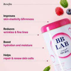Single-serve collagen stick packaging for on-the-go use