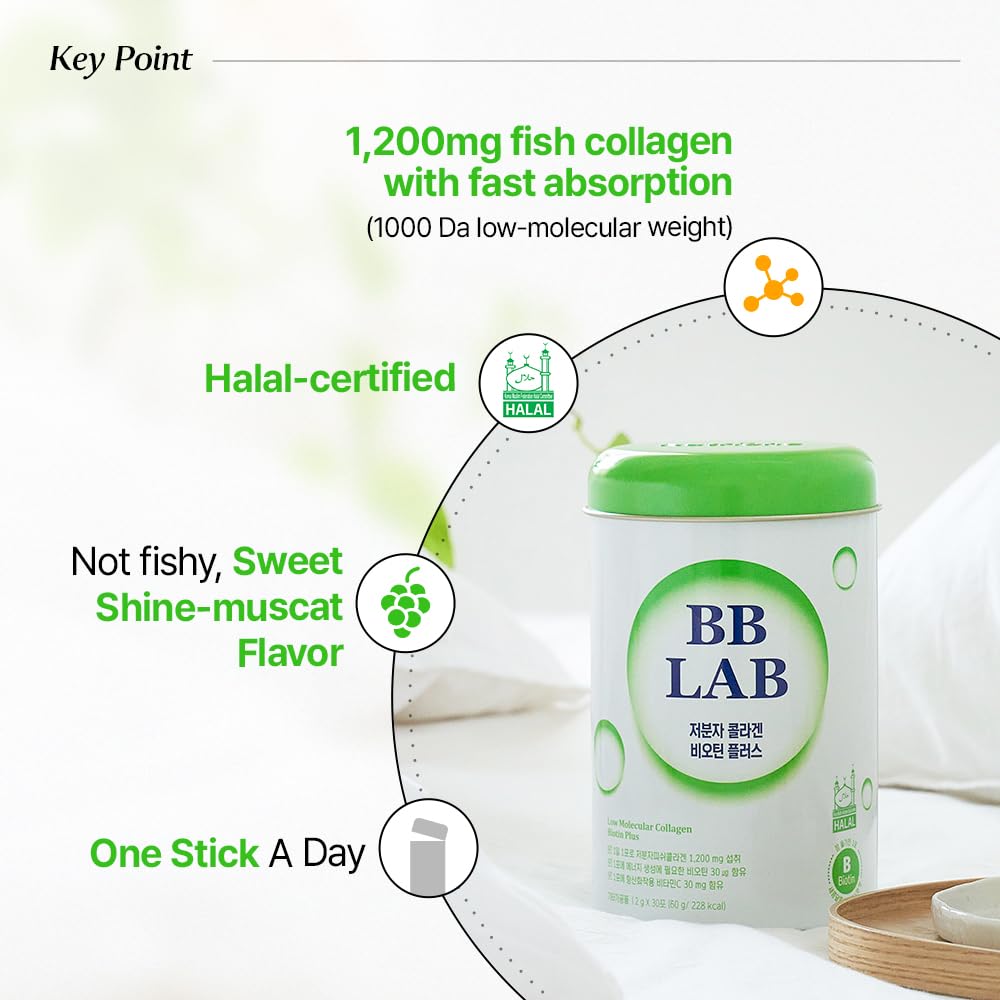 BB LAB collagen sachets ready for on-the-go use