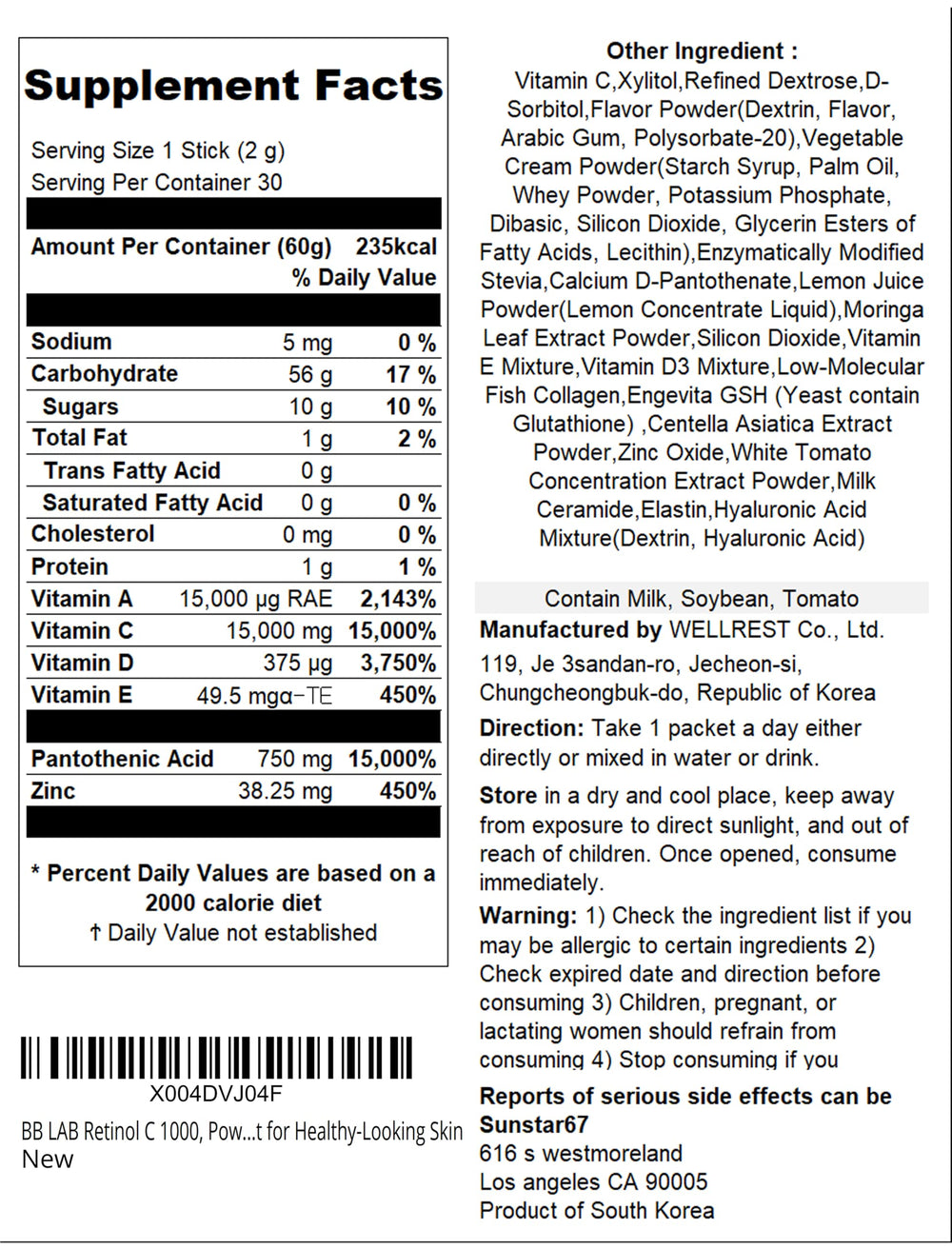 Usage shot showing powder blend being mixed into skincare routine