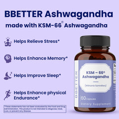 Ashwagandha KSM-66 ingredients listing