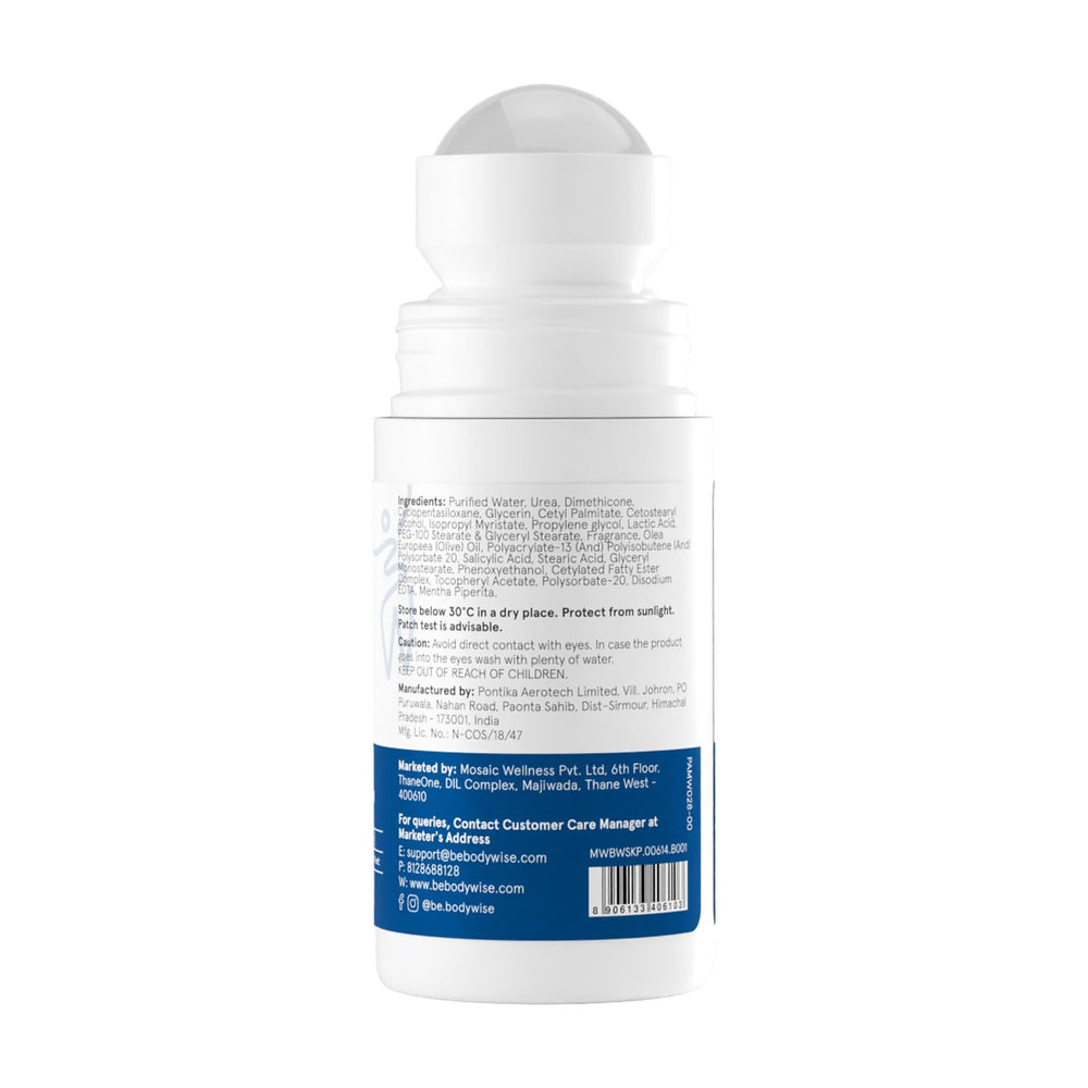 Be Bodywise travel-friendly roll-on fits easily into a small bag.