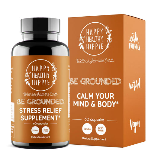 Be Grounded lavender pills capsules close-up