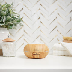 Diffuser displaying 7 ambient color settings