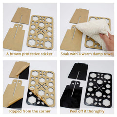 BEAKEY brush-drying stand with incline helps small batches dry efficiently