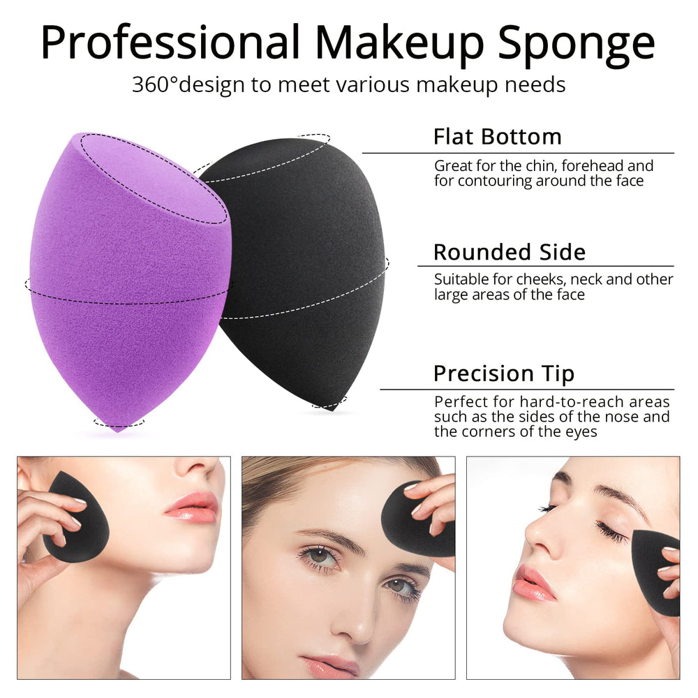 BEAKEY makeup sponge texture close-up shows soft, uniform pores for smooth application