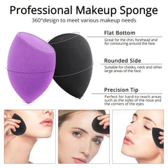 BEAKEY makeup sponge texture close-up shows soft, uniform pores for smooth application