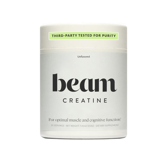 Beam Creatine Powder container front view