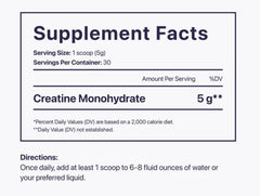 Beam Creatine Powder container with scoop