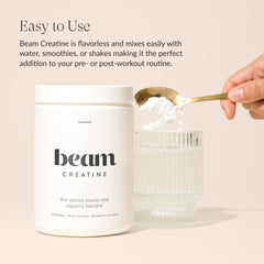Micronized creatine monohydrate texture close-up