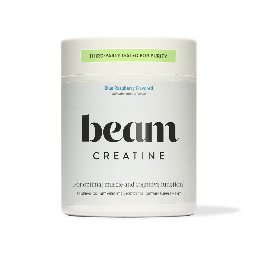 Blue Raspberry Beam Creatine Powder front view