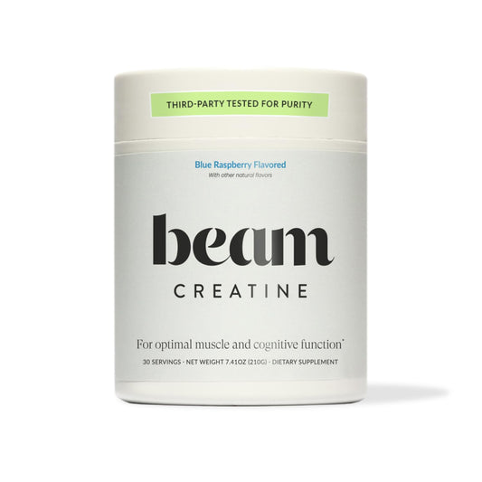 Blue Raspberry Beam Creatine Powder front view